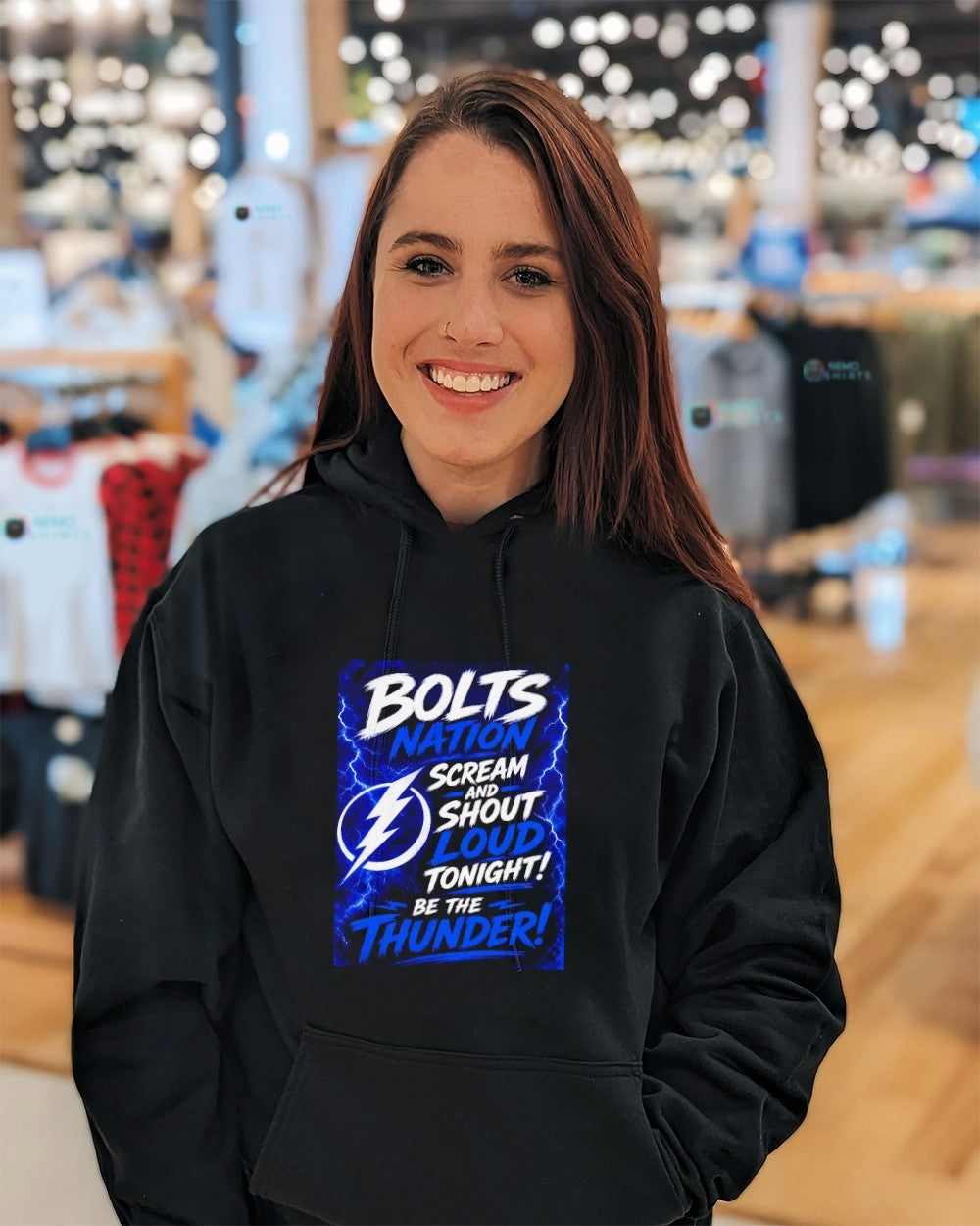 Bolts nation scream and shout loud tonight be the thunder Tampa Bay Lightning shirt