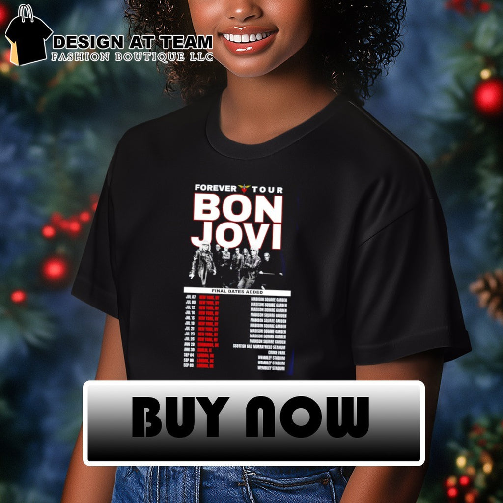 Bon Jovi Rock Band Forever Tour Concert 2026 Final Dates Added shirt