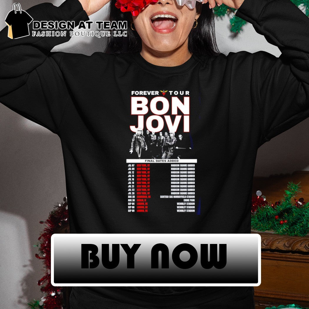 Bon Jovi Rock Band Forever Tour Concert 2026 Final Dates Added shirt