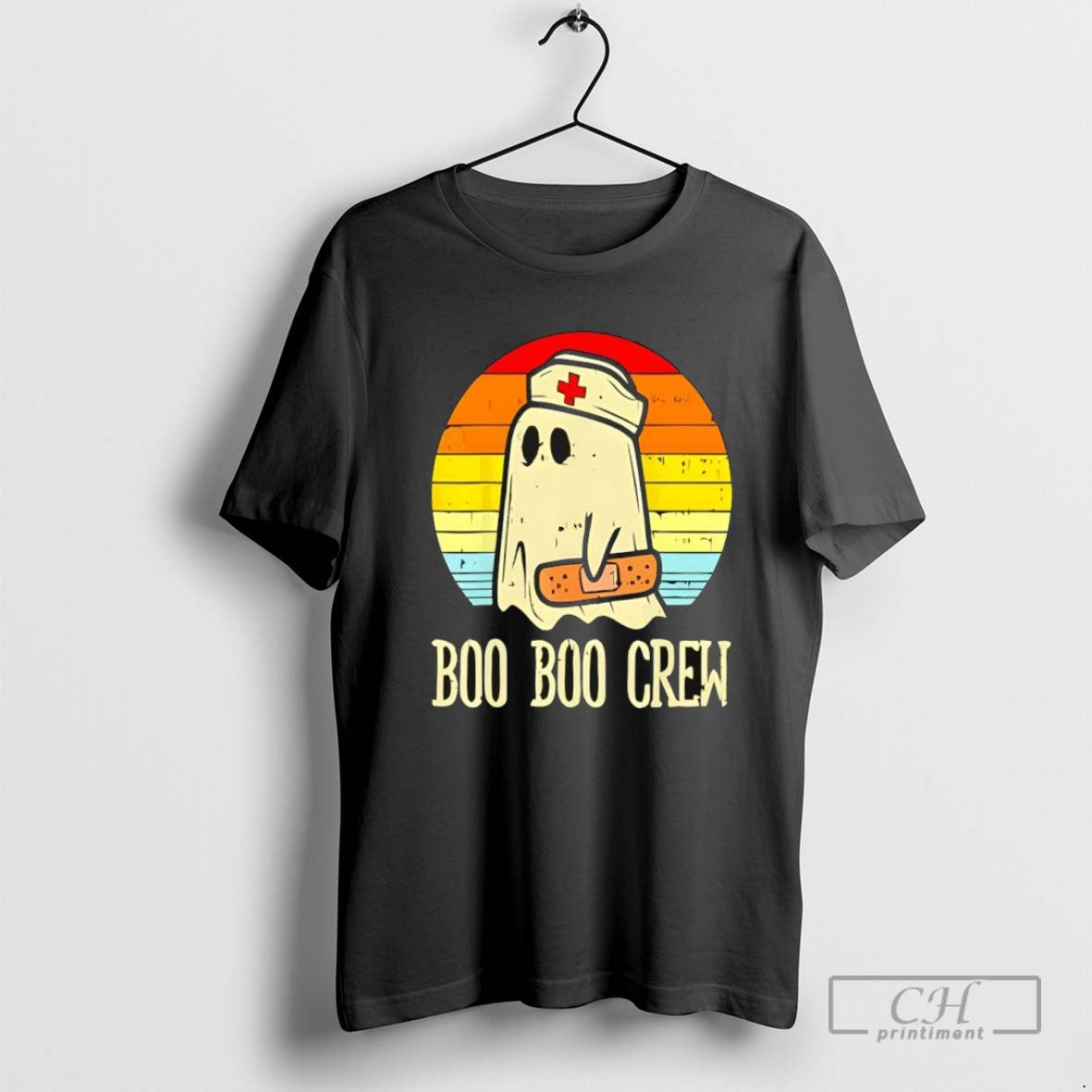 Boo Boo Crew Nurse Halloween Vintage T Shirt Sweater