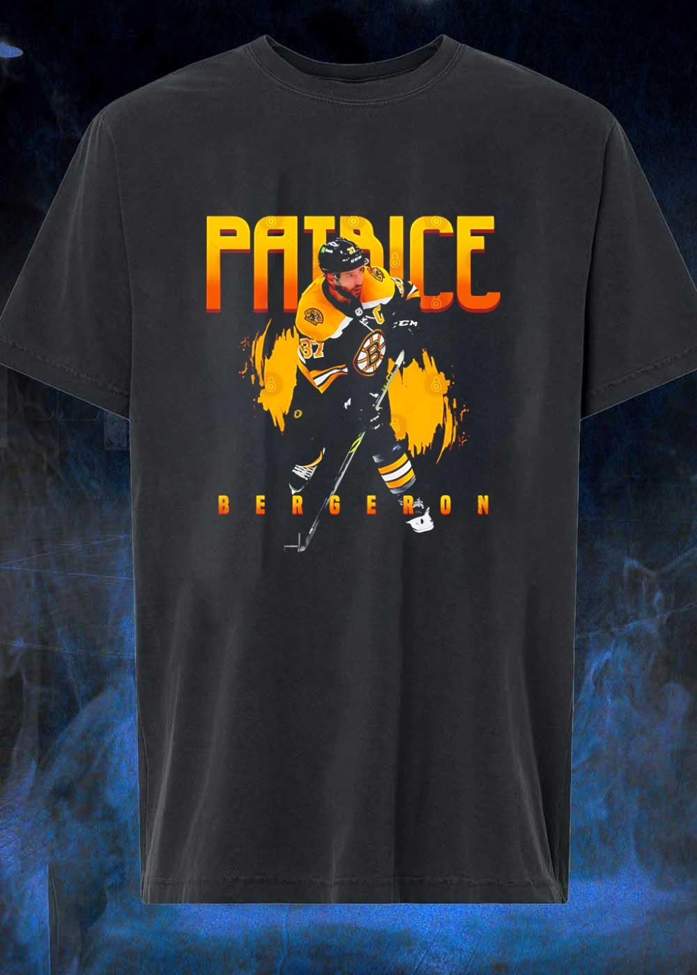 Boston Bruins Hockey Icon Patrice Bergeron Graphic T-Shirt