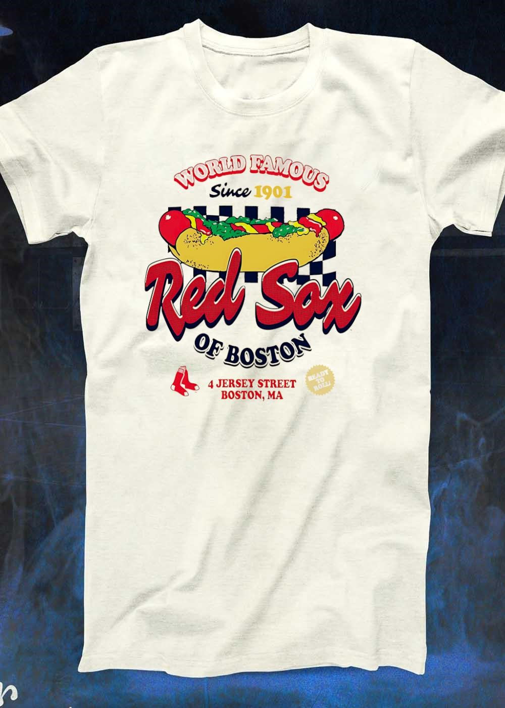 Boston Red Sox Apparel World Famous Since 1901 4 Jersey Street T-Shirt