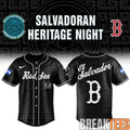 Boston Red Sox El Salvadoran Heritage Night 2026 Baseball Jersey