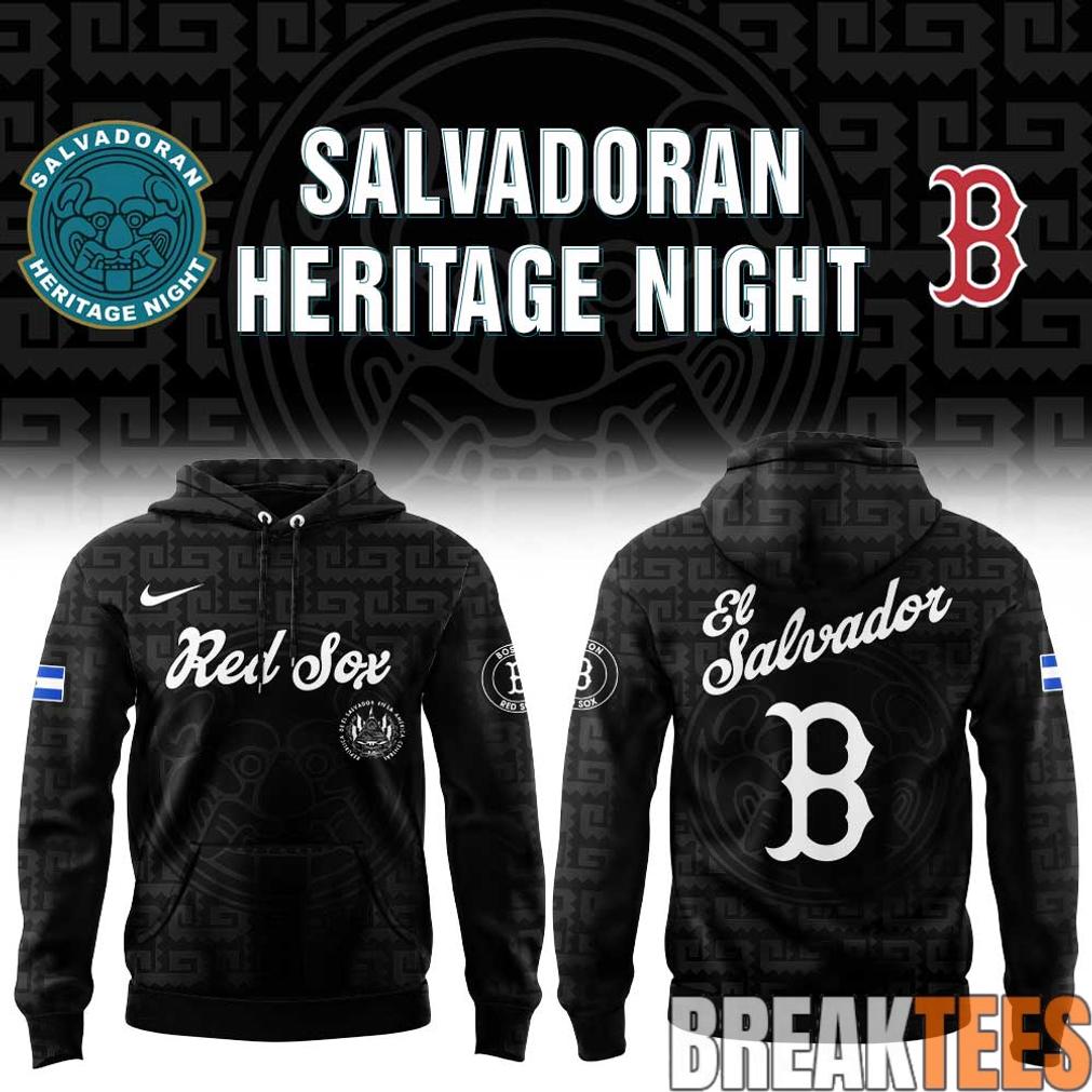Boston Red Sox El Salvadoran Heritage Night 2026 Special Hoodie