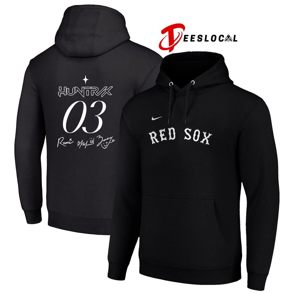 Boston Red Sox x K Pop Demon Hunters Huntrix signatures shirt