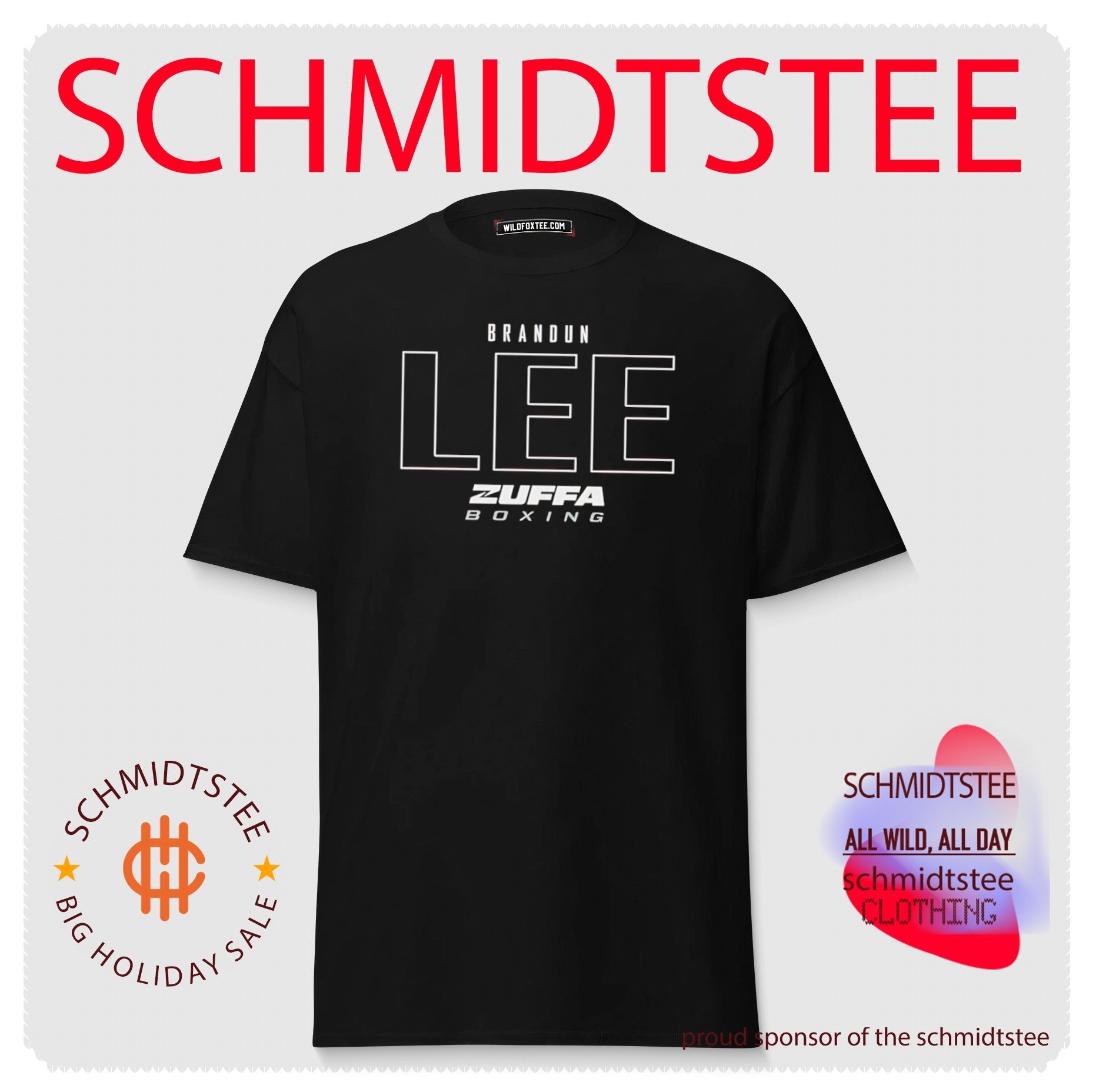 Brandun Lee Zuffa Boxing Elite Professional Boxer shirt