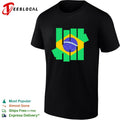 Brazil flag x Undefeated logo shirt