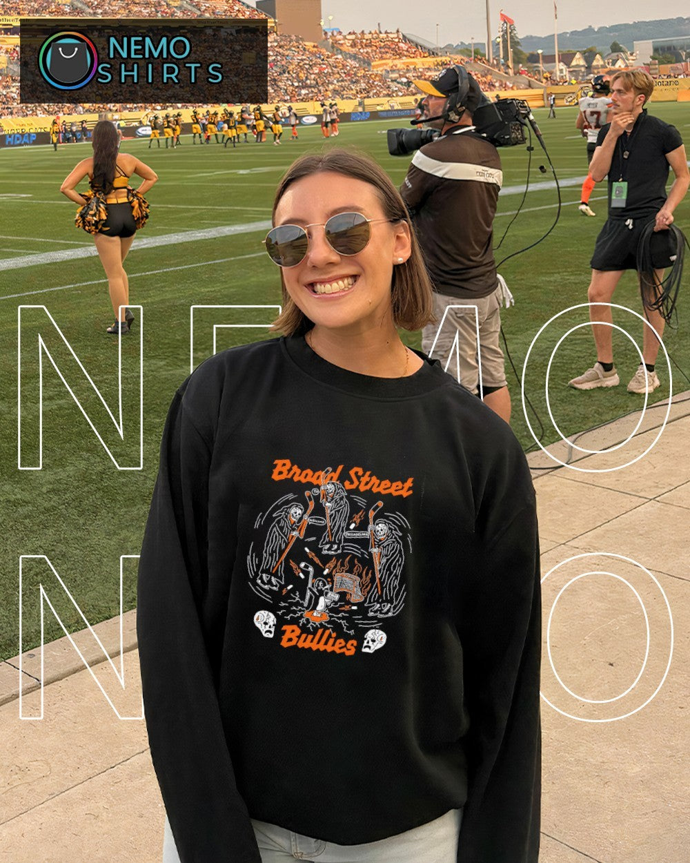 Broad street bullies welcome to Philadelphia Flyers Pittsburgh reaper skeleton shirt