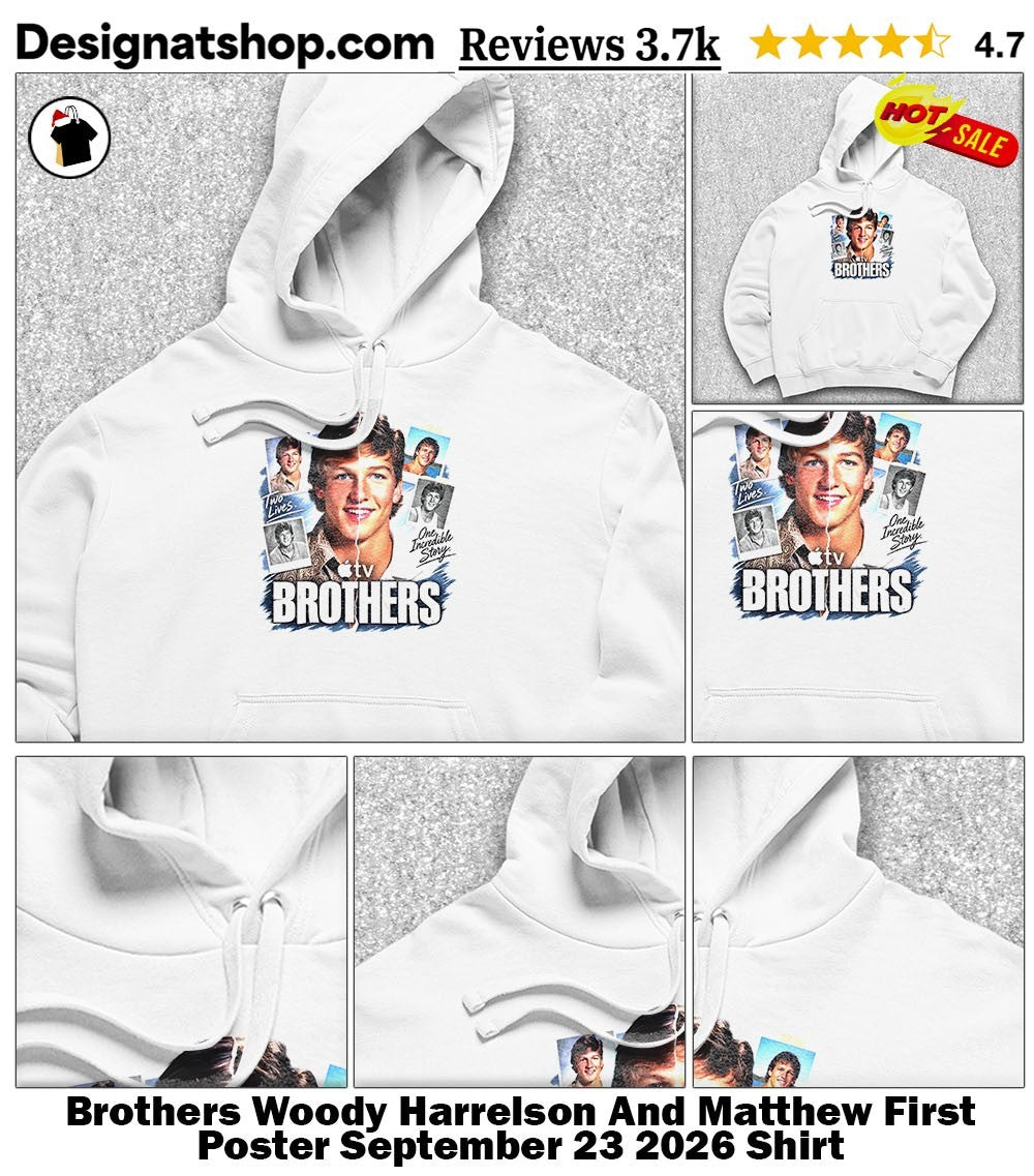 Brothers Woody Harrelson And Matthew First Poster September 23 2026 Shirt