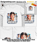 Brothers Woody Harrelson And Matthew First Poster September 23 2026 Shirt