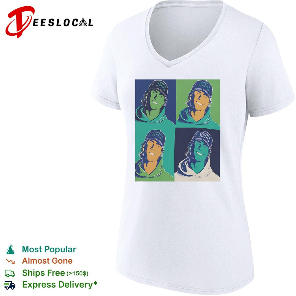 Bryan Woo Seattle Mariners four photo vintage shirt