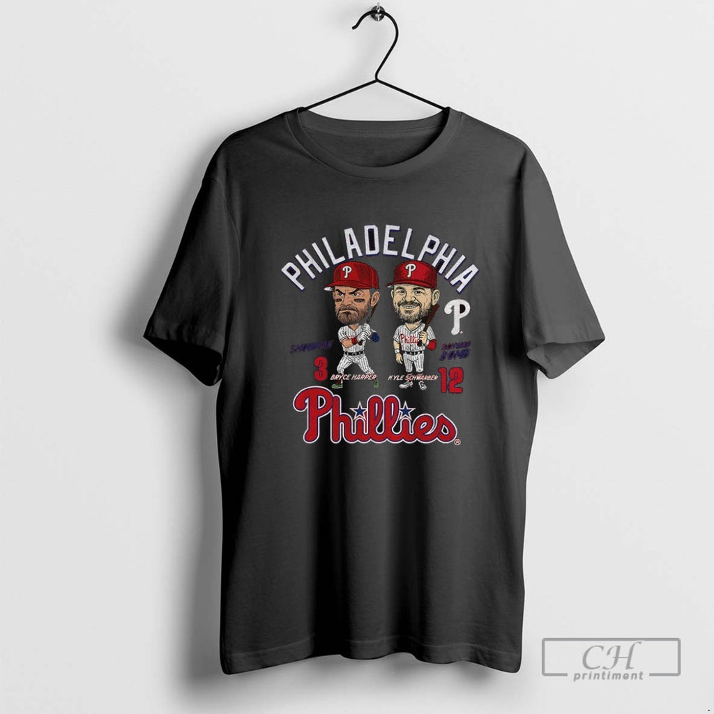 Bryce Harper And Kyle Schwarber Philadelphia Phillies Mlb Baseball Player