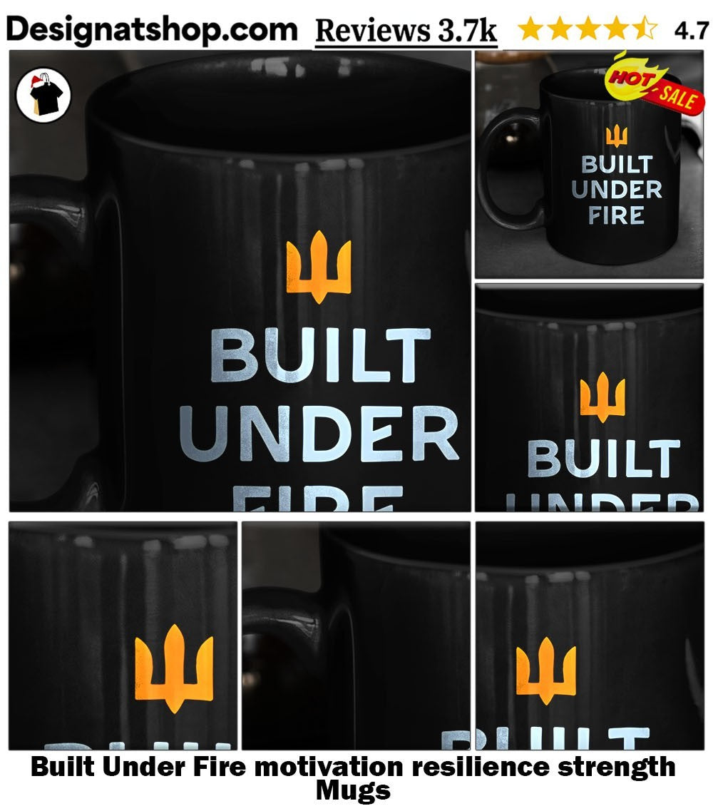 Built Under Fire motivation resilience strength shirt