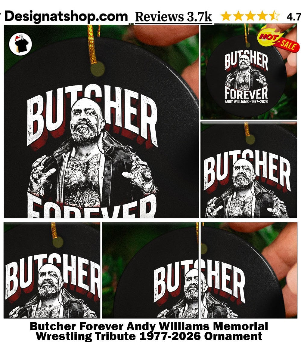Butcher Forever Andy Williams Memorial Wrestling Tribute 1977-2026 shirt