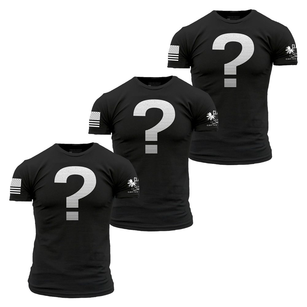 Men's Club Grunt Style Mystery T-Shirt - 3 Pack