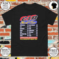 CIA World Tour Date spreading democracy to a country near you shirt