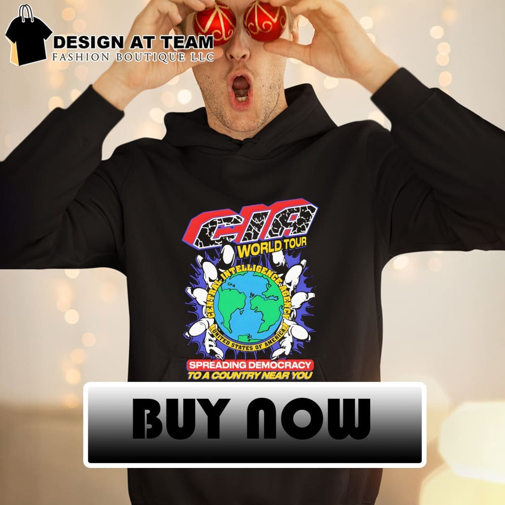 CIA World Tour spreading democracy to a country near you shirt