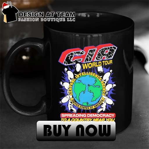 CIA World Tour spreading democracy to a country near you shirt