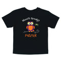 Whooo's Spooky? Personalized Black T-Shirt