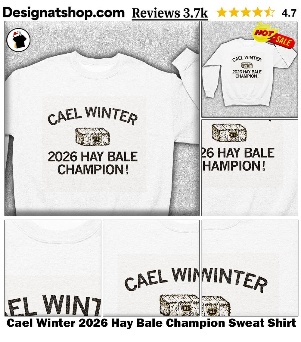 Cael Winter 2026 Hay Bale Champion shirt