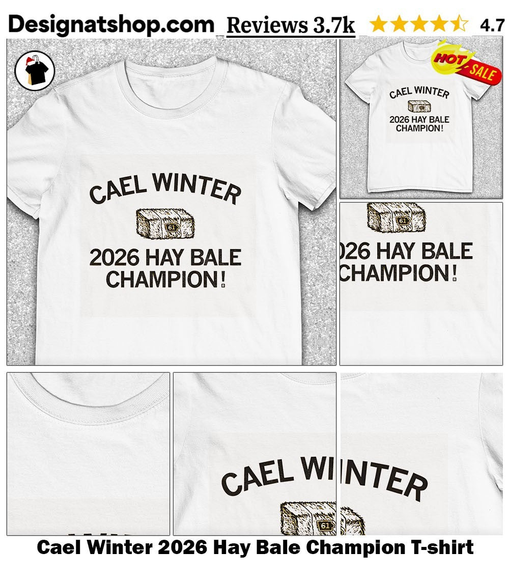 Cael Winter 2026 Hay Bale Champion shirt
