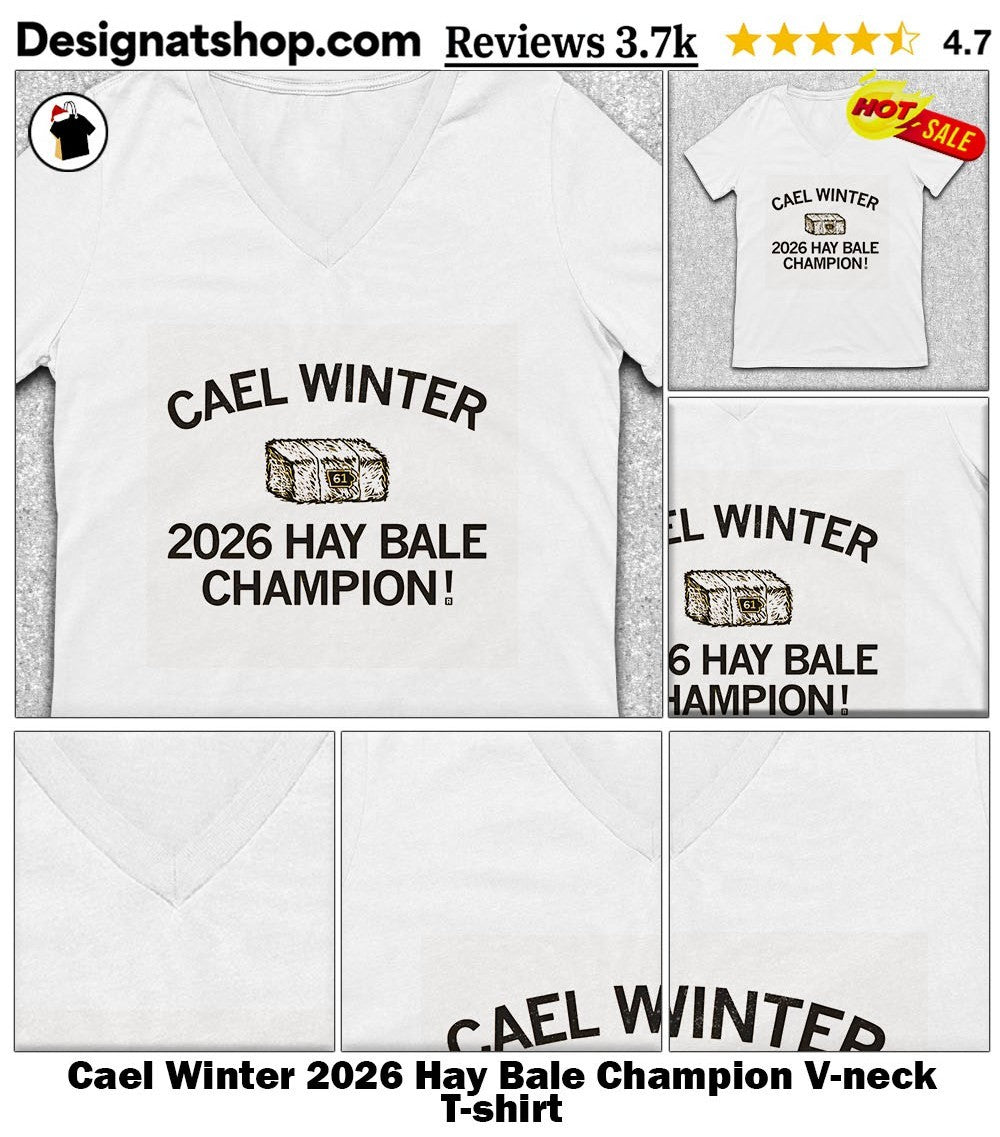 Cael Winter 2026 Hay Bale Champion shirt
