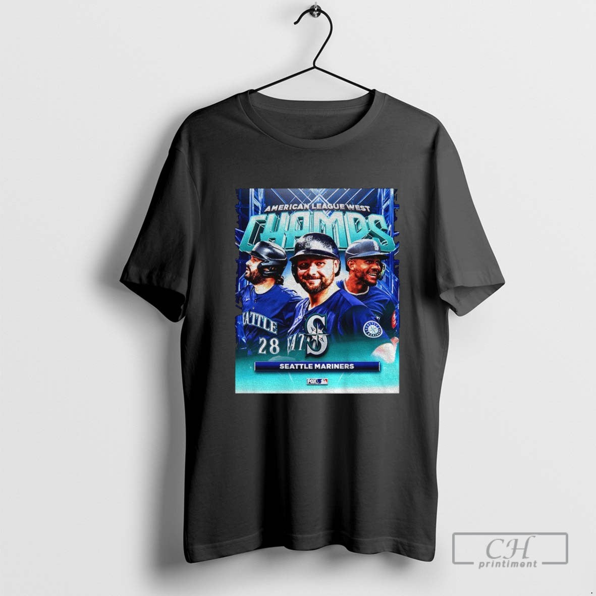 Cal Raleigh Eugenio Suarez Seattle Mariners Mlb Baseball American League West 2025
