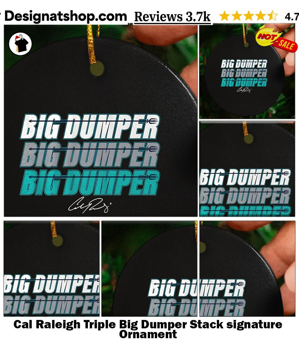 Cal Raleigh Triple Big Dumper Stack signature shirt