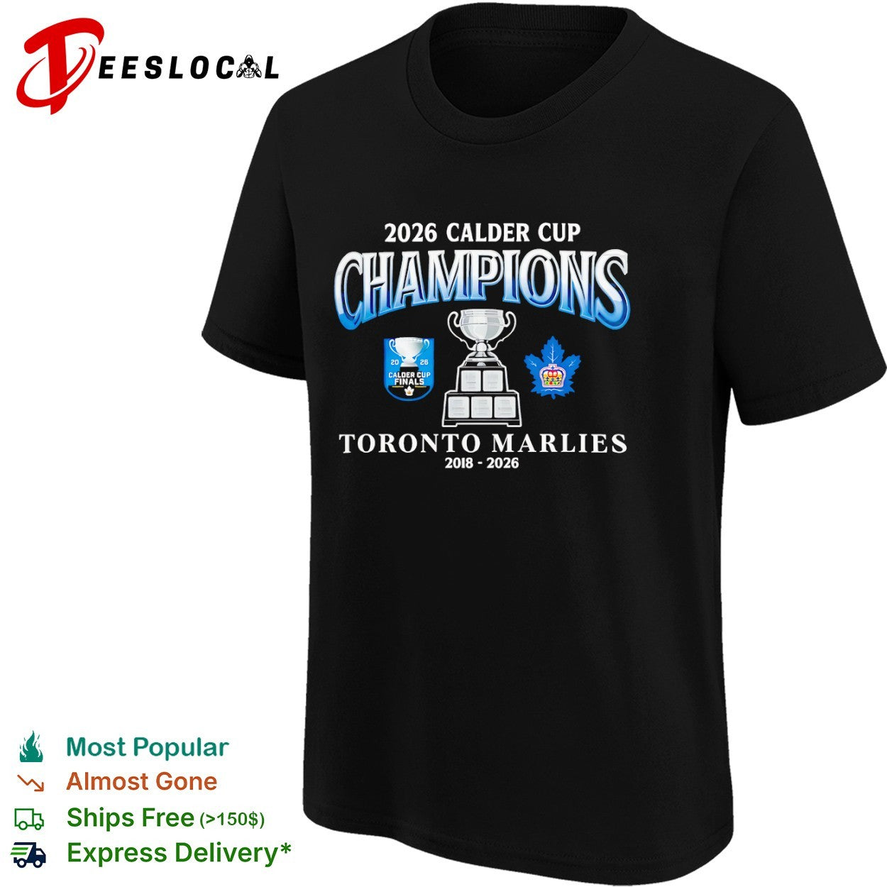 Calder Cup Champions Toronto Marlies 2018 2026 Calder Cup Finals Hockey shirt