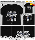 Caleb Downs Name Number Pose Dallas Cowboys football signature shirt