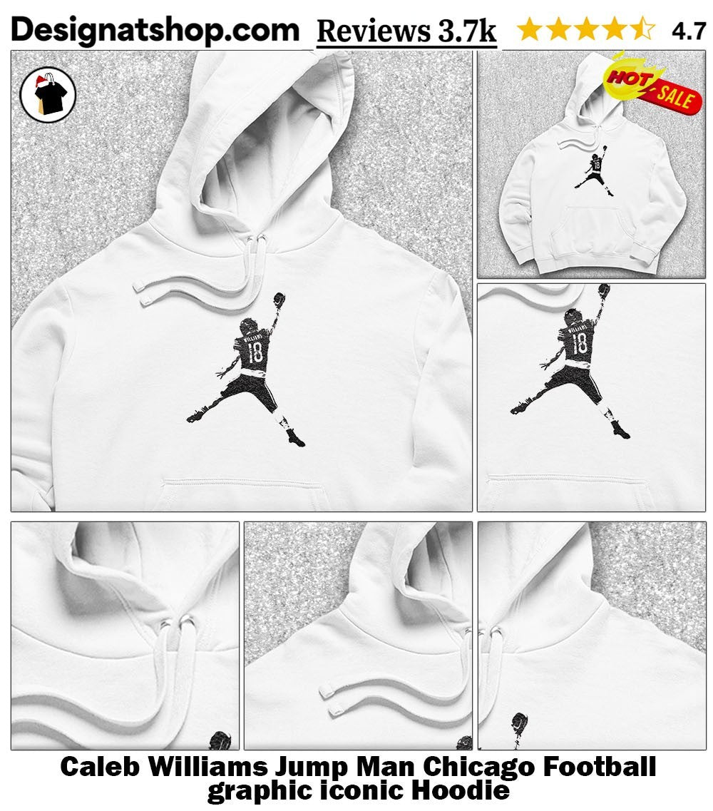 Caleb Williams Jump Man Chicago Football graphic iconic shirt