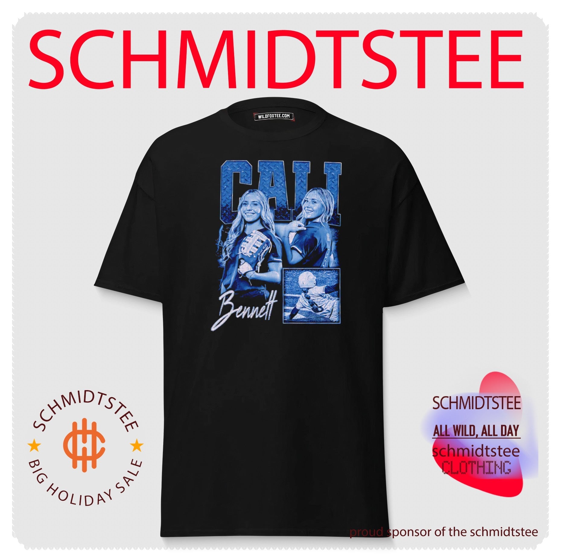 Cali Bennett Softball Player athlete sports portrait shirt