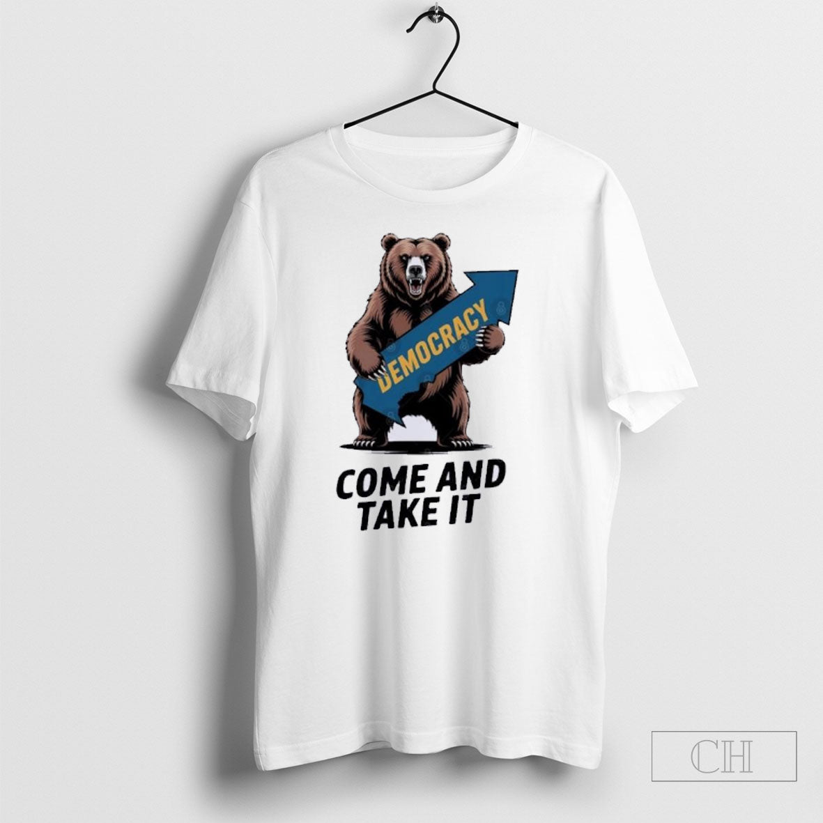 California Bear Democracy Come And Take It T Shirt Tee