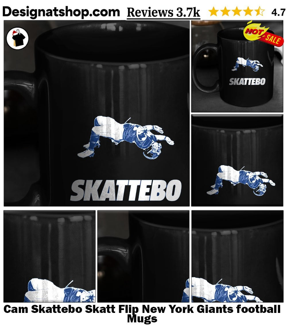 Cam Skattebo Skatt Flip New York Giants football shirt