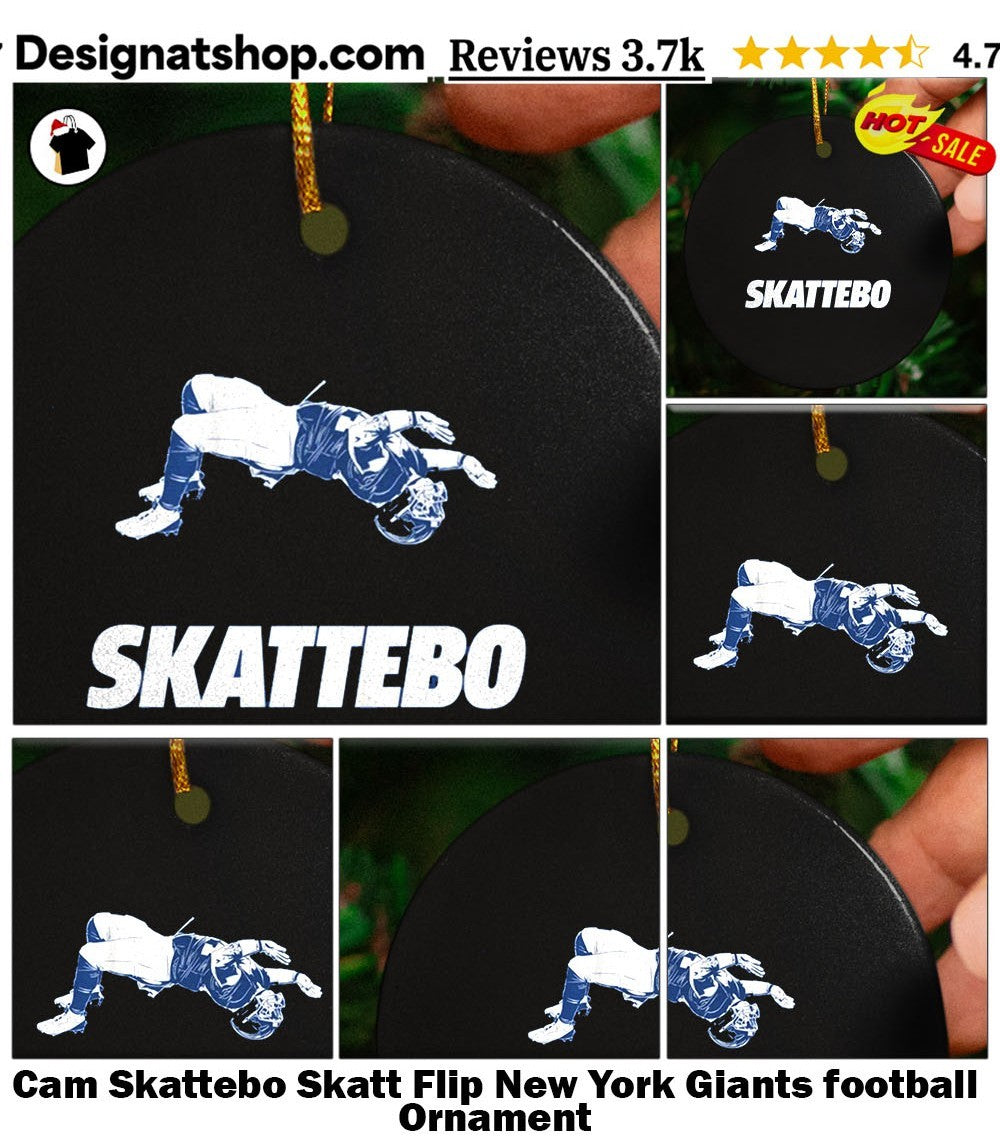 Cam Skattebo Skatt Flip New York Giants football shirt