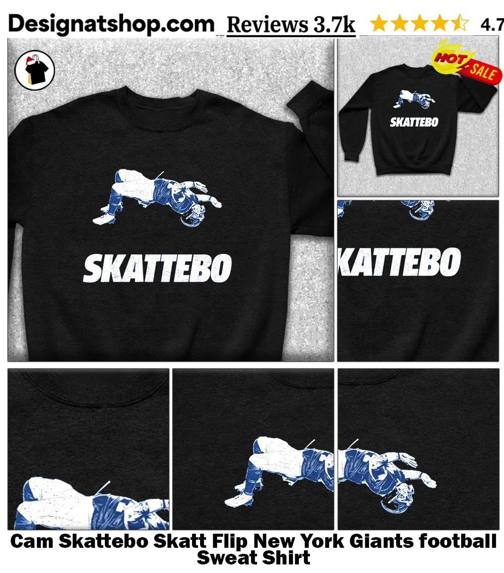 Cam Skattebo Skatt Flip New York Giants football shirt