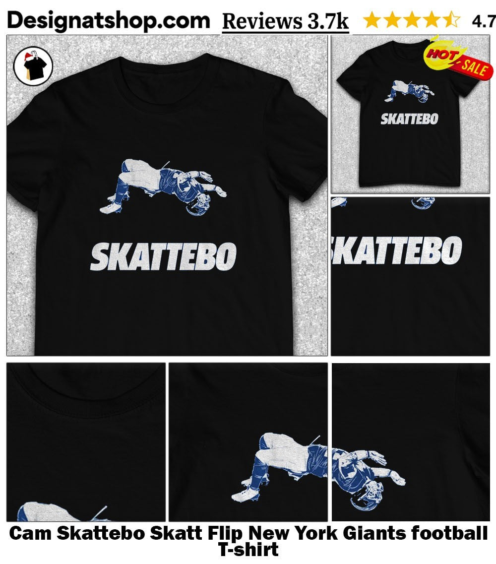 Cam Skattebo Skatt Flip New York Giants football shirt