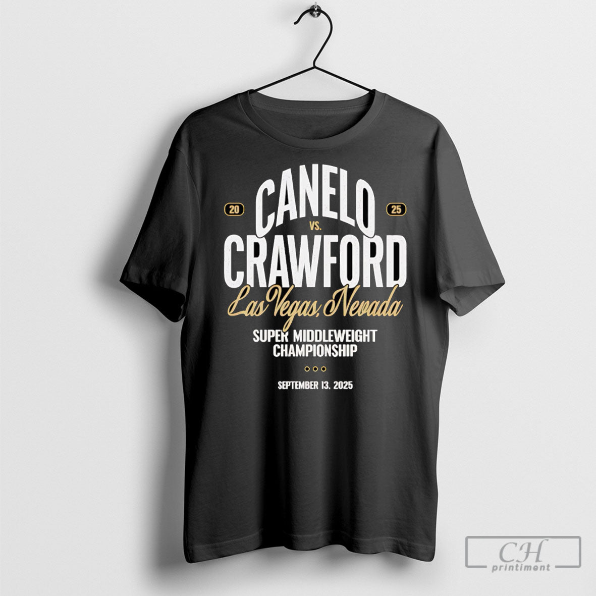 Canelo Vs Crawford Super Middleweight Championship T Shirts