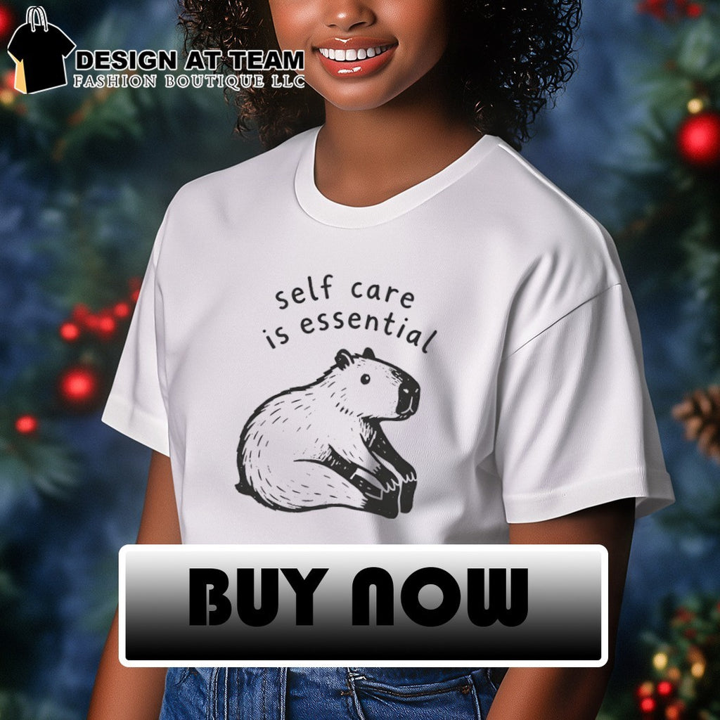 Capybara Self Care Is Essential Shirt