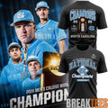 Carolina Baseball 2026 NCAA Baseball National Champions TShirt Charcoal Heather