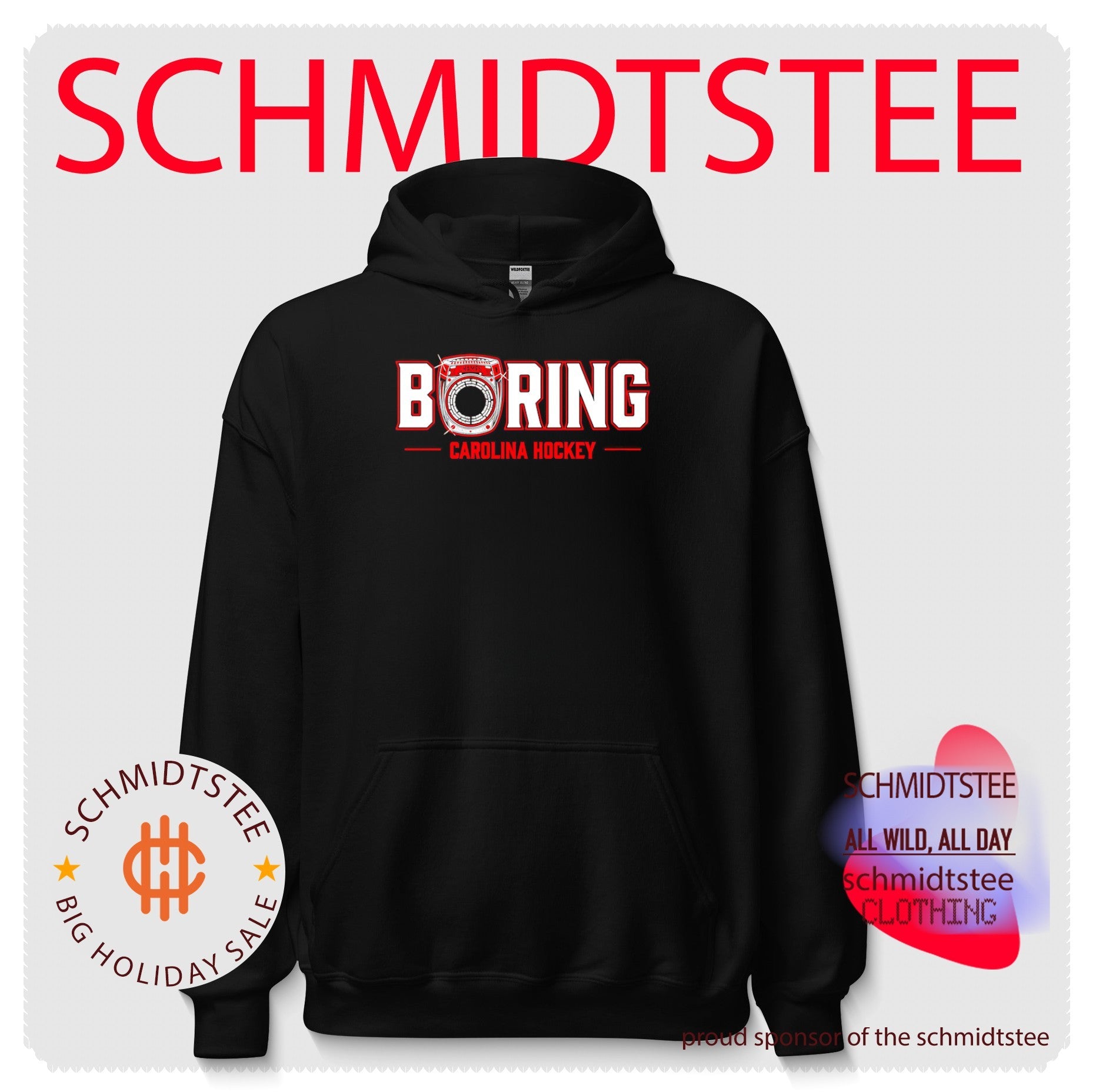 Carolina Hockey Boring Champs 2026 ring shirt