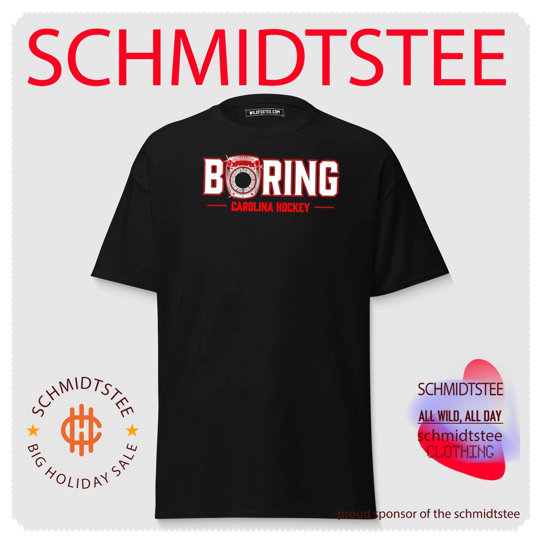 Carolina Hockey Boring Champs 2026 ring shirt