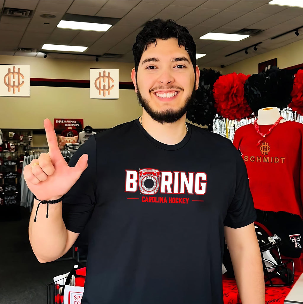 Carolina Hockey Boring Champs 2026 ring shirt