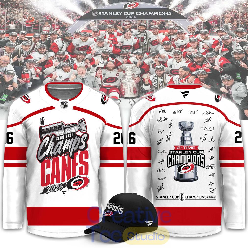 Carolina Hurricanes 2026 Stanley Cup Champions Limited Signed Hockey Jersey