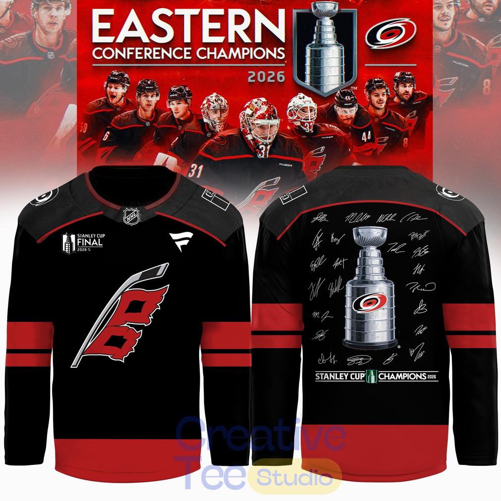 Carolina Hurricanes 2026 Stanley Cup Champions Limited Signed Hockey Jersey