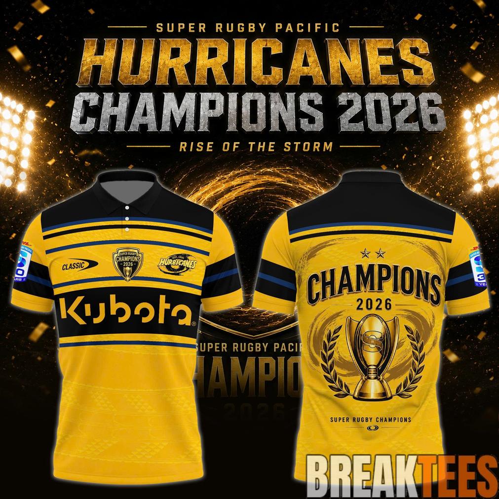 Carolina Hurricanes 2026 Super Rugby Pacific Champions Cup Edition Polo