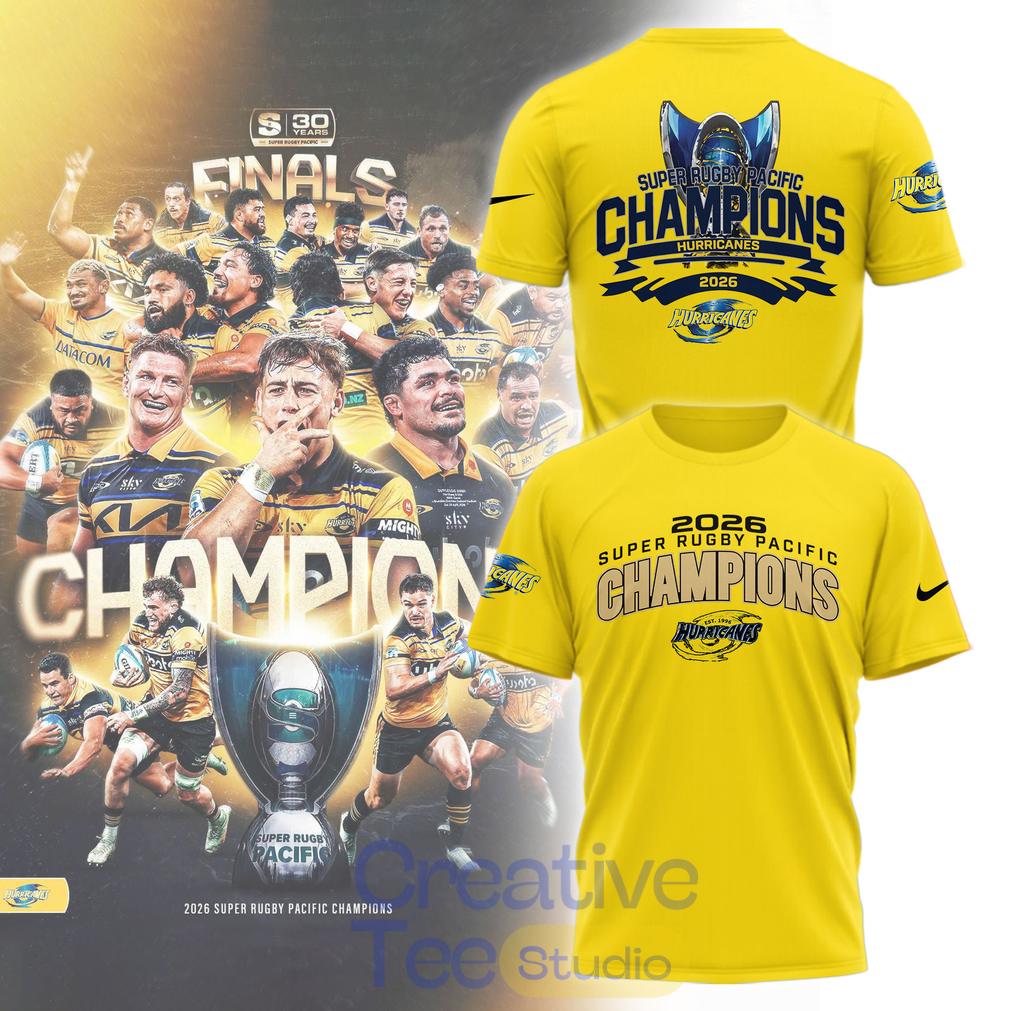 Carolina Hurricanes 2026 Super Rugby Pacific Champions T-Shirt