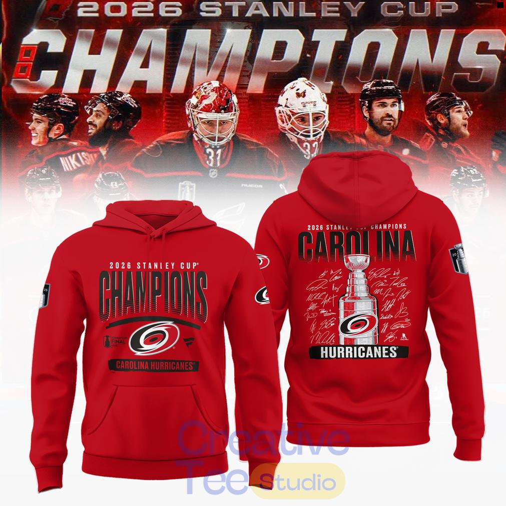 Carolina Hurricanes Stanley Cup Champions 2026 Limited Edition Hoodie