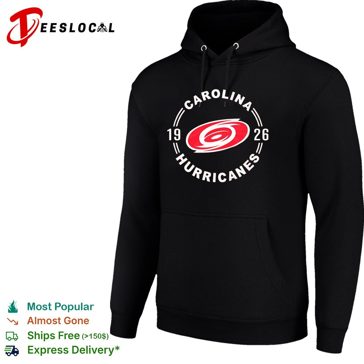 Carolina Hurricanes hockey NHL 1926 retro logo shirt