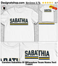 Carsten Sabathia III Milwaukee Team Name Text shirt